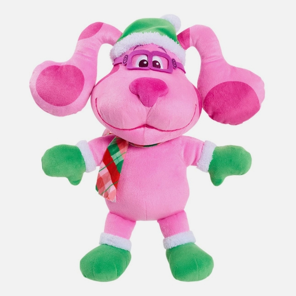 Rare Blues Clues & You! Holiday Magneta Dog By Just Play, 15" Plush